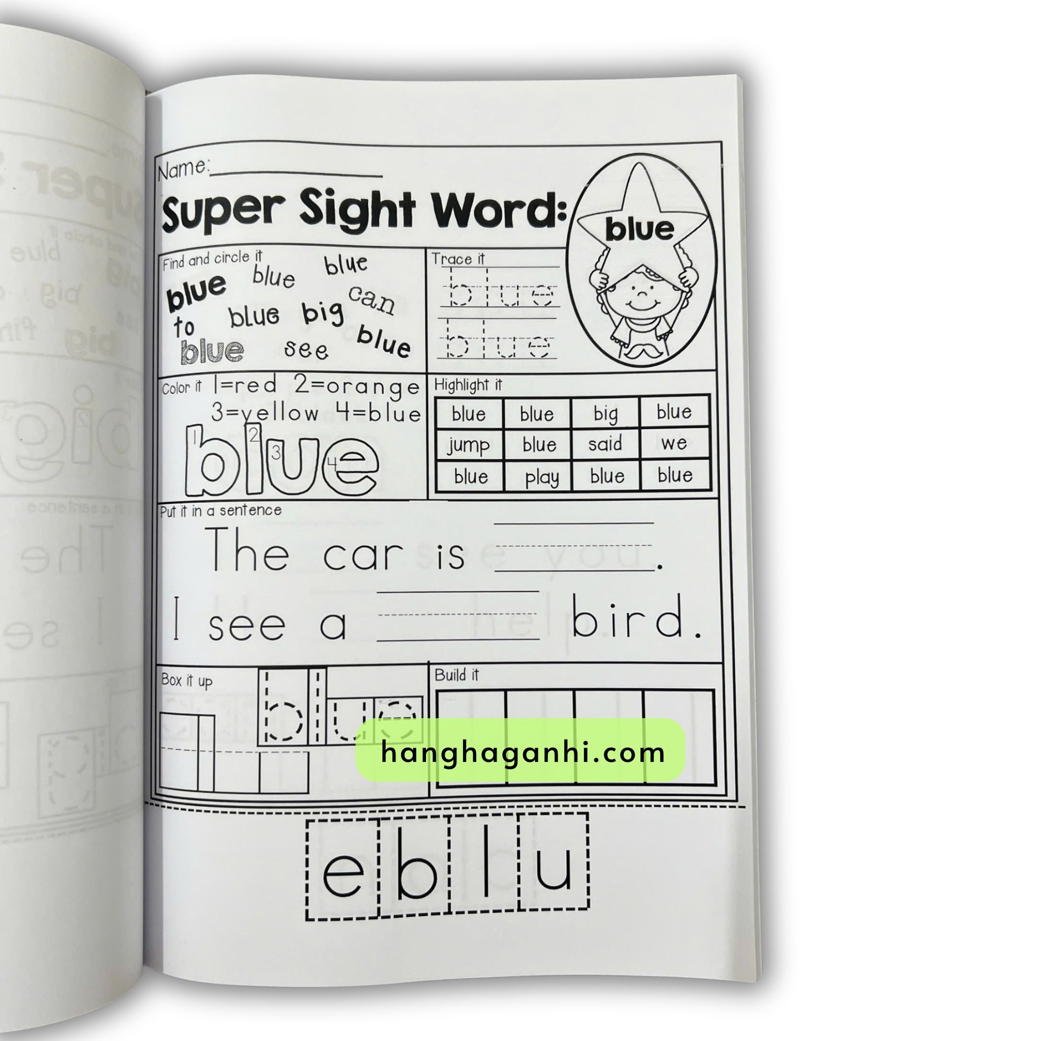 Sight Word Super Stars bộ 5 quyển 5 cấp độ_thumbnail_3