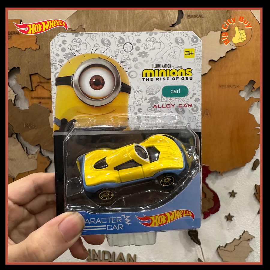 Đồ chơi Mô Hình Ô Tô Hot Wheels Minion Hợp Kim The Rise of Gru Xe Bob Gru Alloy Car Cho Bé Bigcitybuy_thumbnail_1