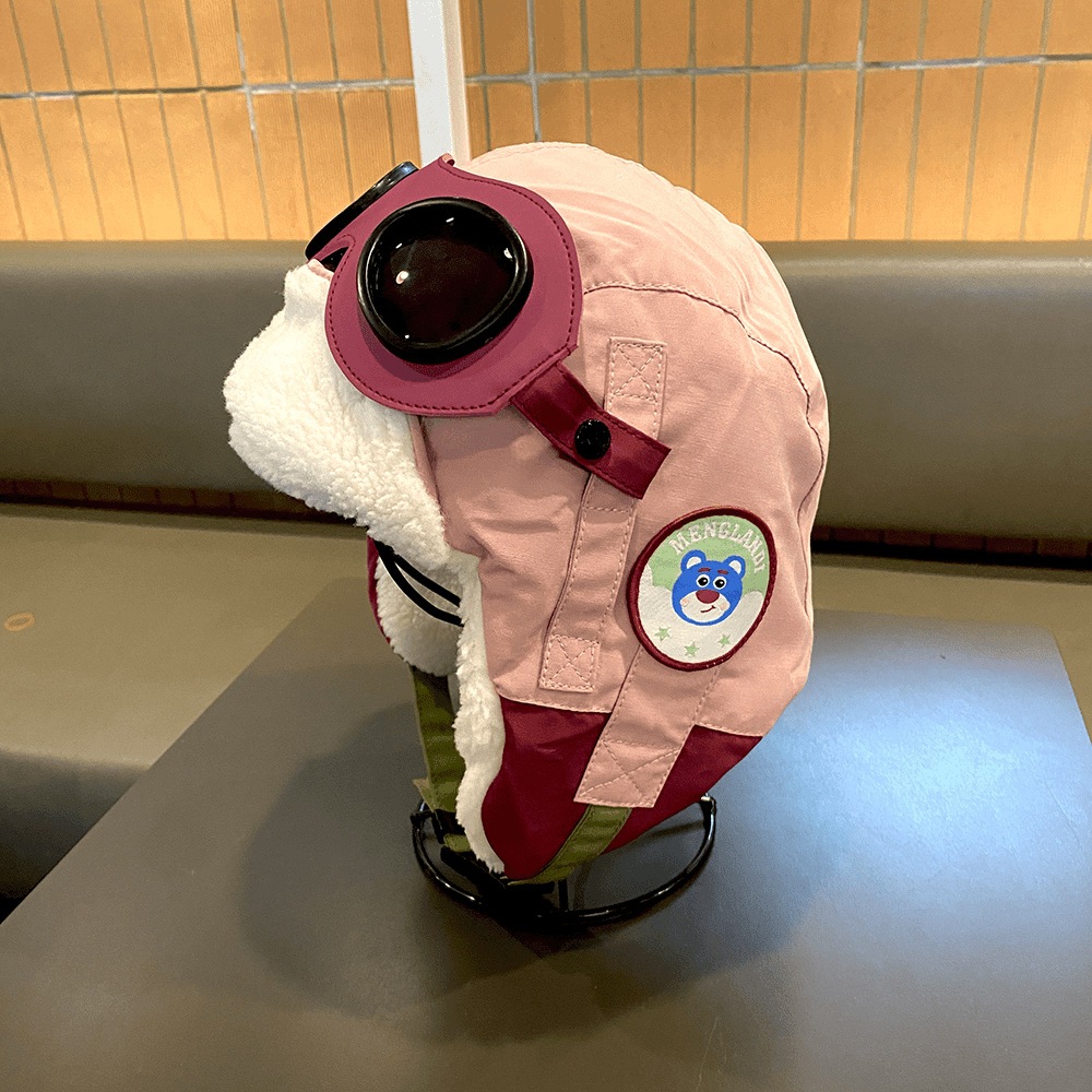 Mũ Bay Phi Công Giữ Ấm Cho Bé - Chống Tĩnh Điện - Lót Nhung Mây 3 Lớp - Che Tai Không Tuột 327PC_thumbnail_2