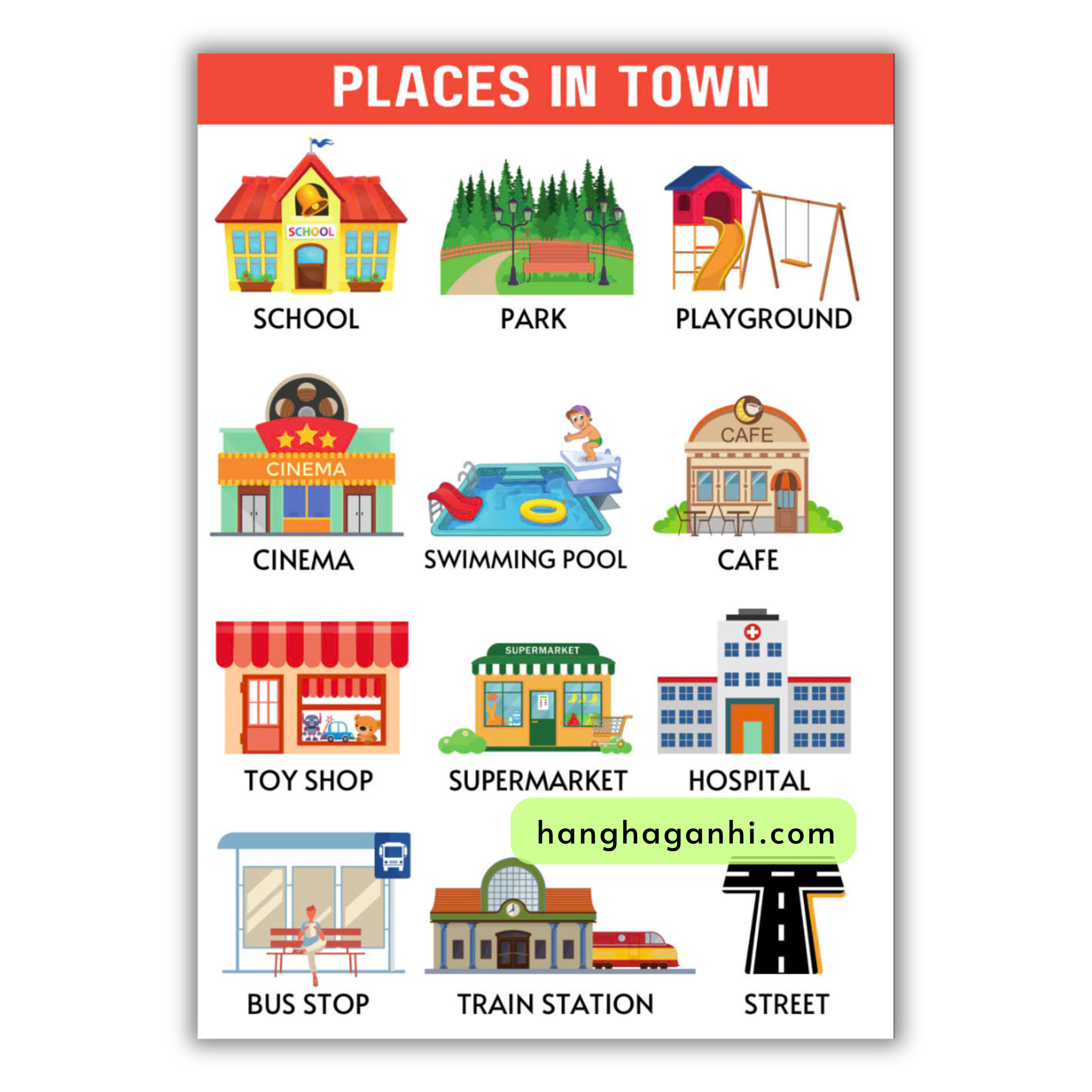 Bộ 13 tranh treo tường, 230 từ vựng Tiếng Anh_thumbnail_11