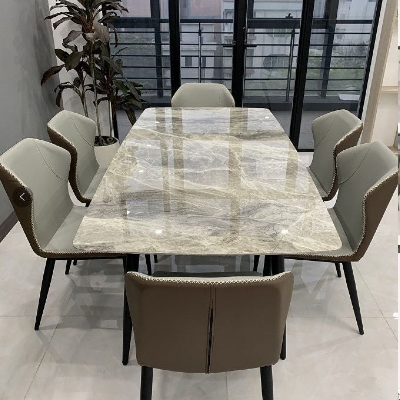 Bộ bàn ăn đá cao cấp Colif Livo A_thumbnail_2