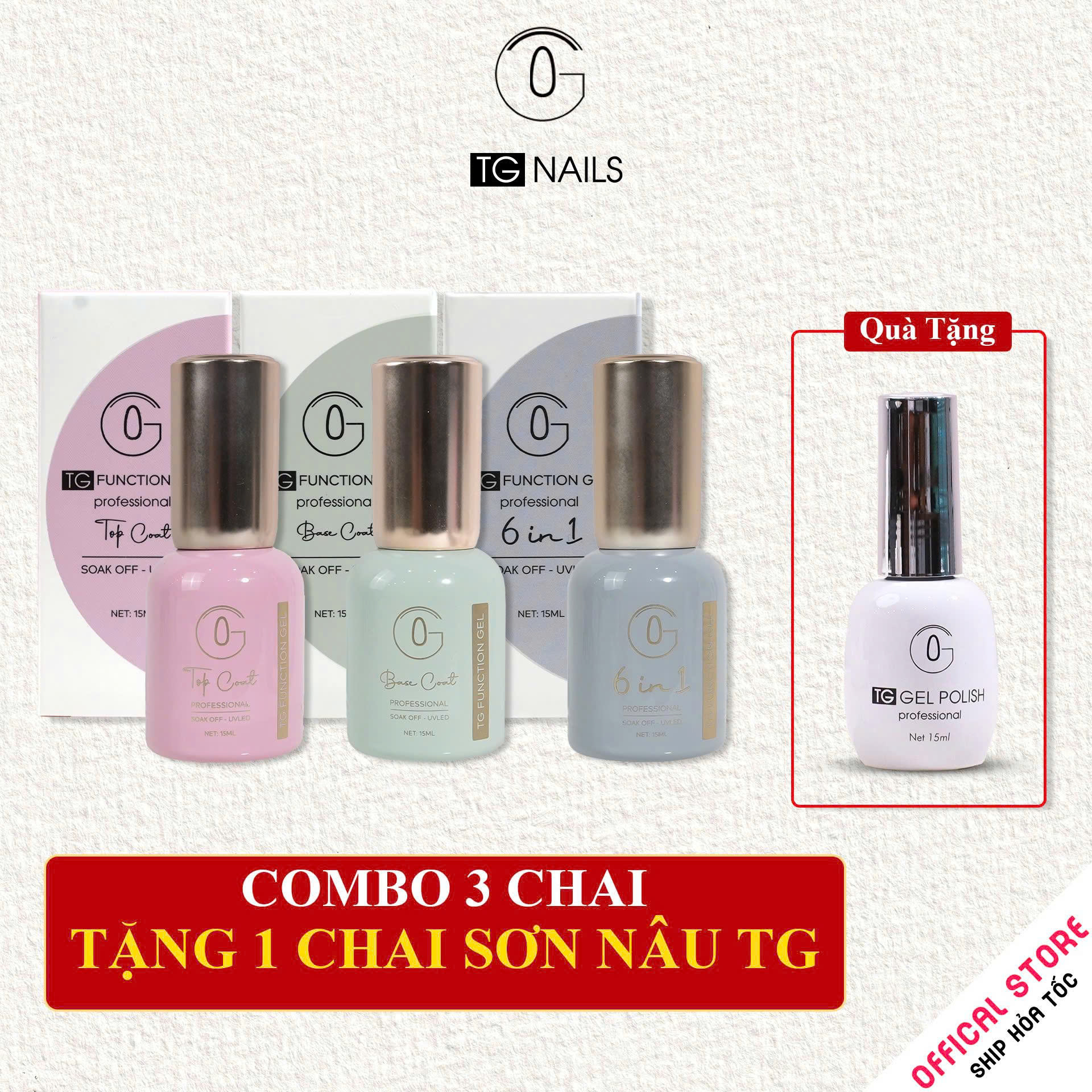 Bộ gel liên kết TG cao cấp chai 15ml