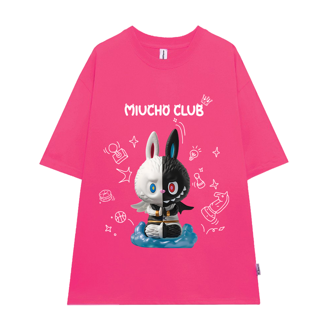 Áo phông labubu form rộng unisex ATD1441 Miucho tay ngắn cổ tròn in mix_thumbnail_9