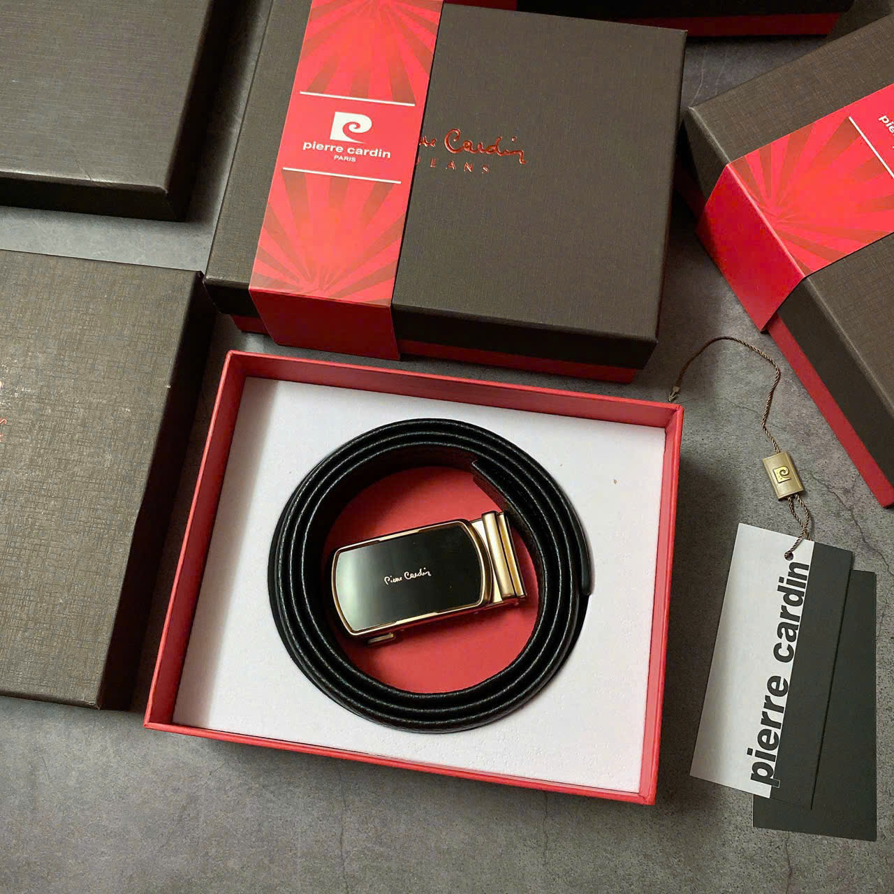 T101 THẮT LƯNG NAM 2 MÀU (KÈM TÚI GIẤY)