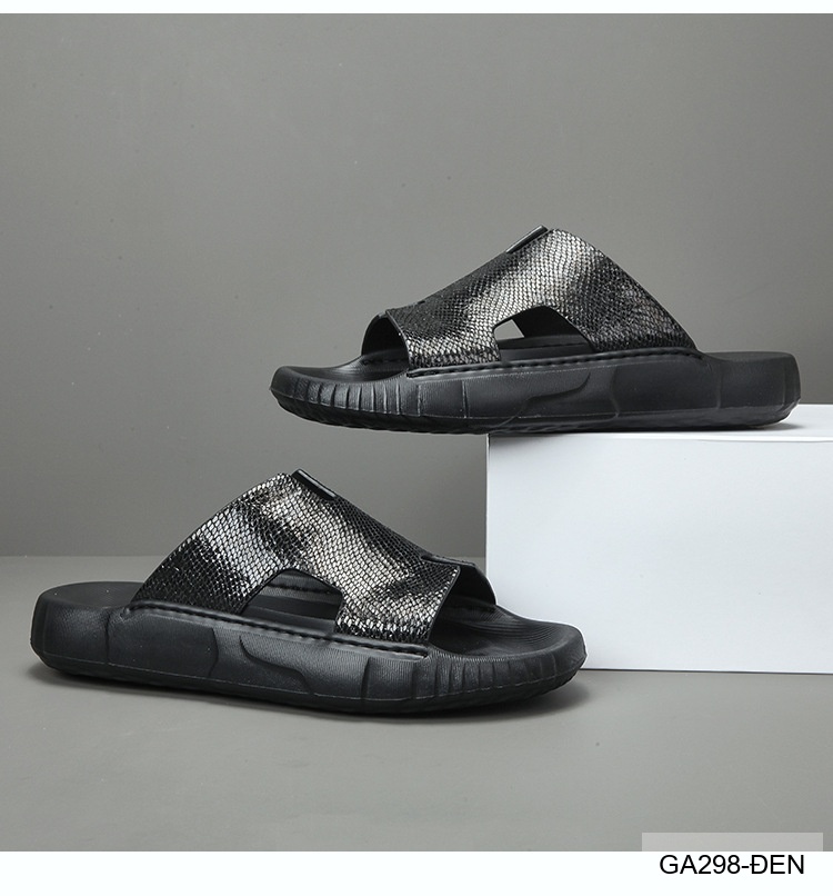 GA298 - Dép lê nam da thật thoáng khí, đế cao su êm ái, phong cách thường ngày dễ phối đồ_thumbnail_13