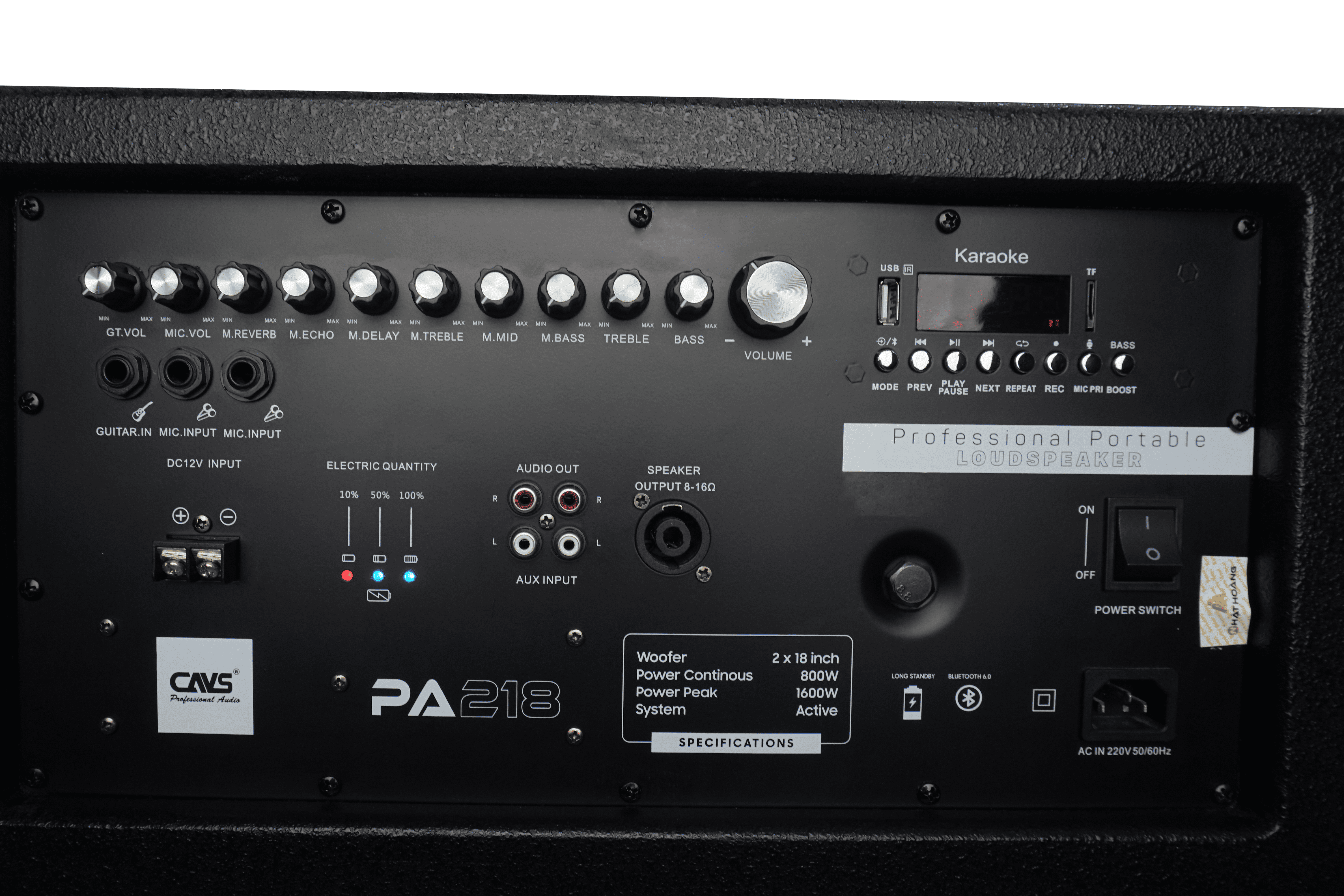 LOA DI ĐỘNG CAVS PA218 LOA DI ĐỘNG CAVS PA218