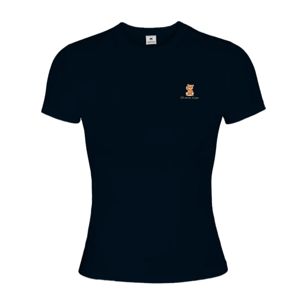 Áo baby tee nữ form ôm hack dáng Beezy vải visco thoáng mát hình gấu nhỏ dễ thương 3025_thumbnail_7