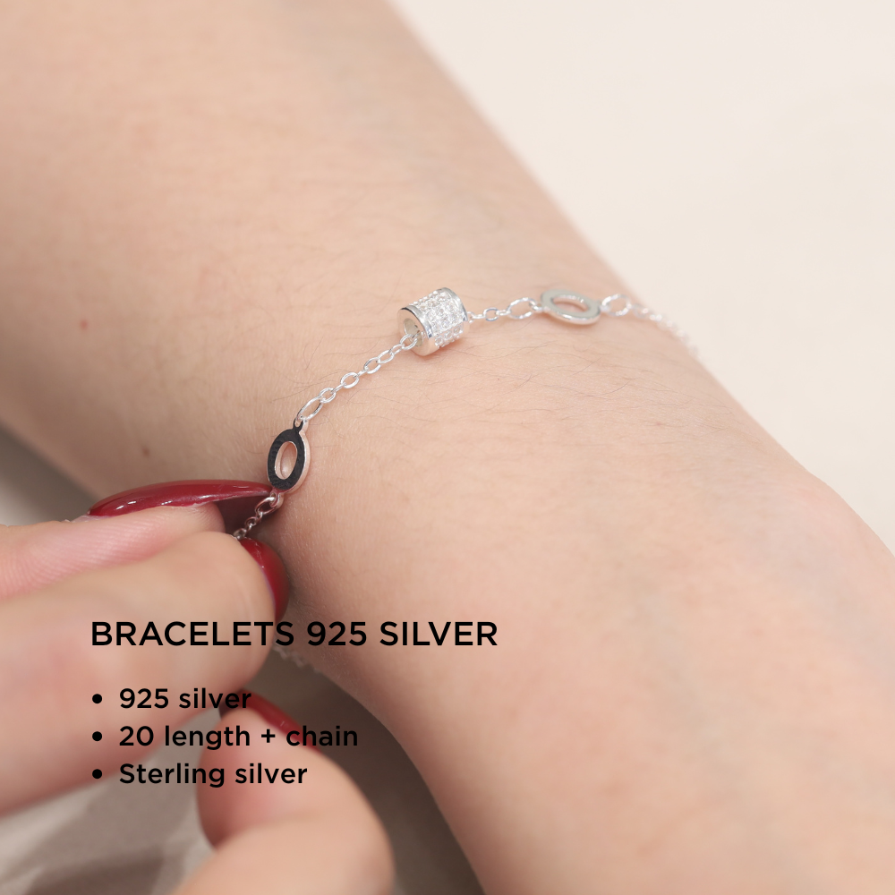 Vòng tay bạc 925 nữ charm trụ đá_thumbnail_2