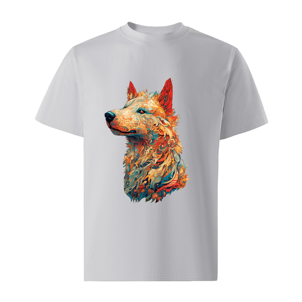 Áo thun nam form rộng 12 con giáp tuổi Tuất ATD487 Miucho Iconic cotton cổ tròn in graphic_thumbnail_15