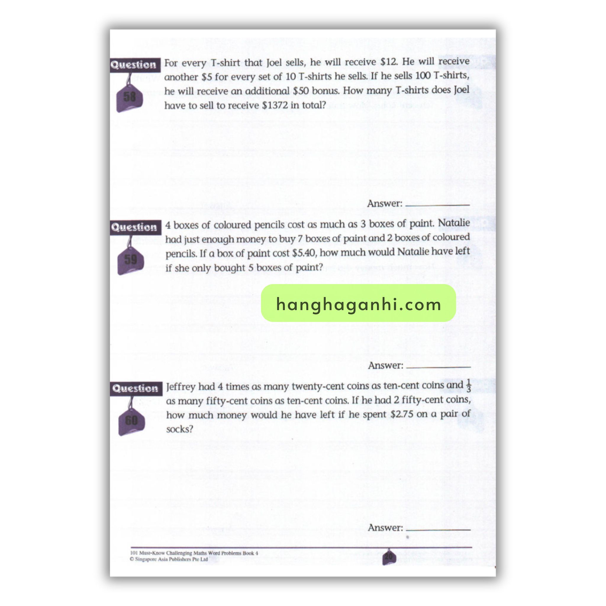 [Sách] 101 Must- Know Challenging Maths Word Problems Book 4_thumbnail_4