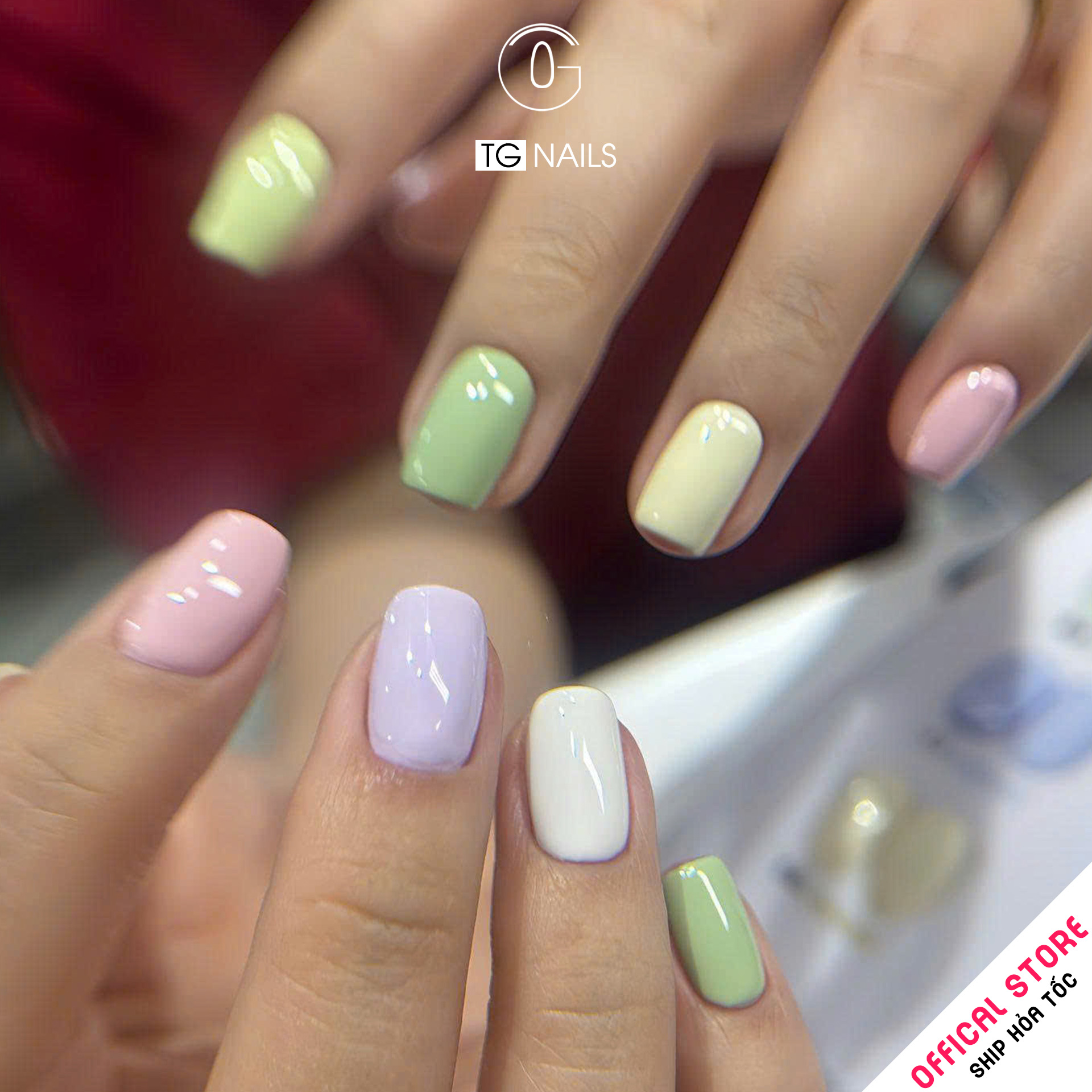 Sơn móng gel TG. Dung tích: 15ml/ lọ. Nhãn hàng TG nail._thumbnail_7