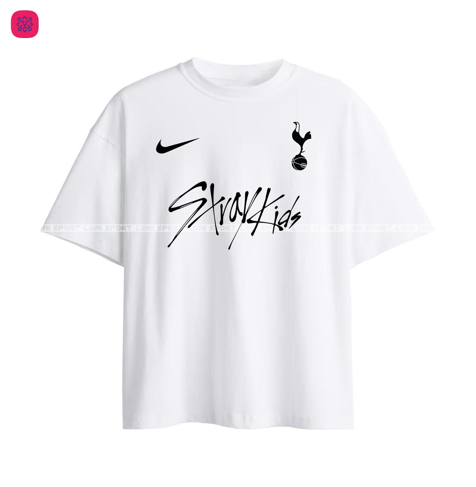 Áo thun nam nữ Tottenham x Stray kids 25/26 - 100% Cotton