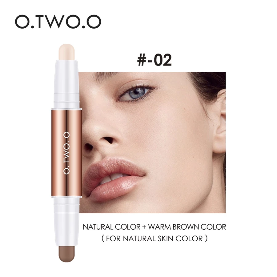 O.TWO.O Highlighter Makeup Shadow Contour Stick Double Head For Brighten Face Cosmetics_thumbnail_9