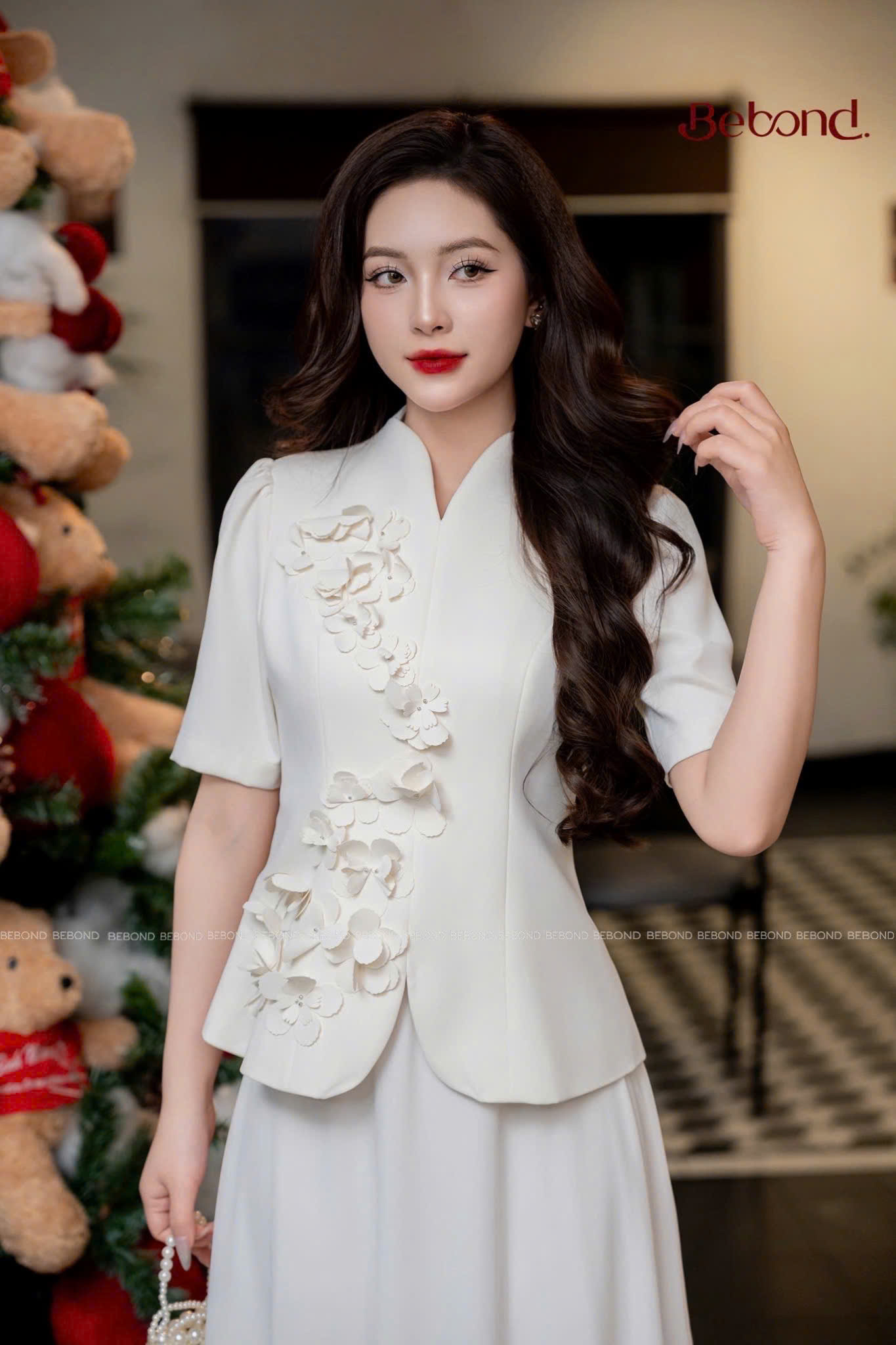 Áo peplum ORALIE màu TRẮNG_thumbnail_2