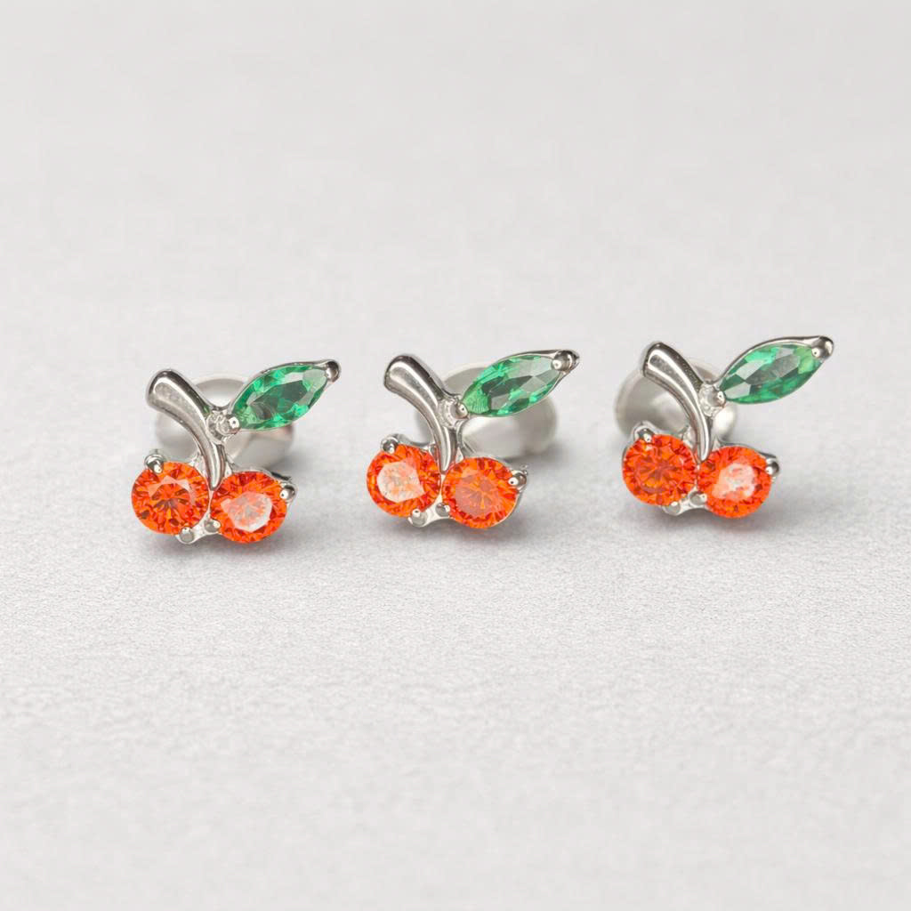 Khuyên kiểu titan cherry đỏ mini_thumbnail_1