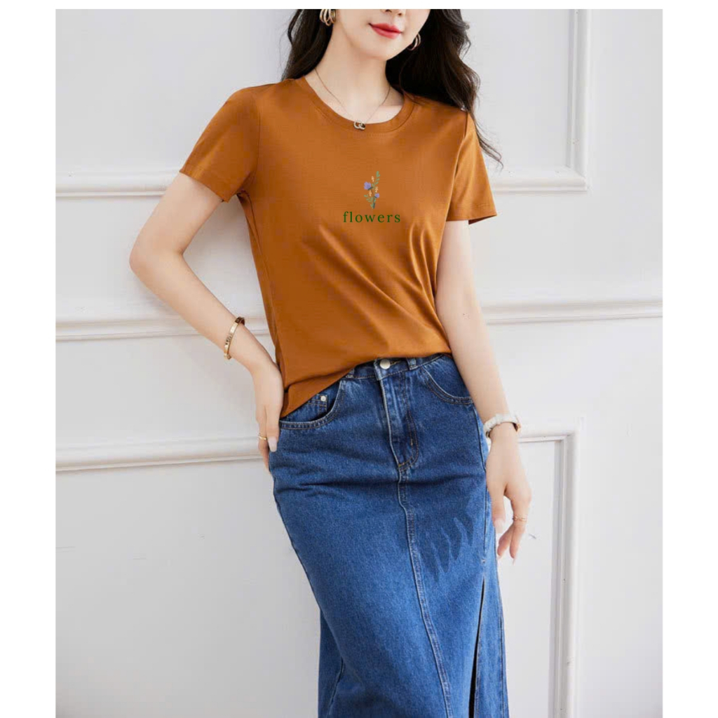 [Form vừa] Áo phông nữ 𝐋𝐎𝐙𝐀 