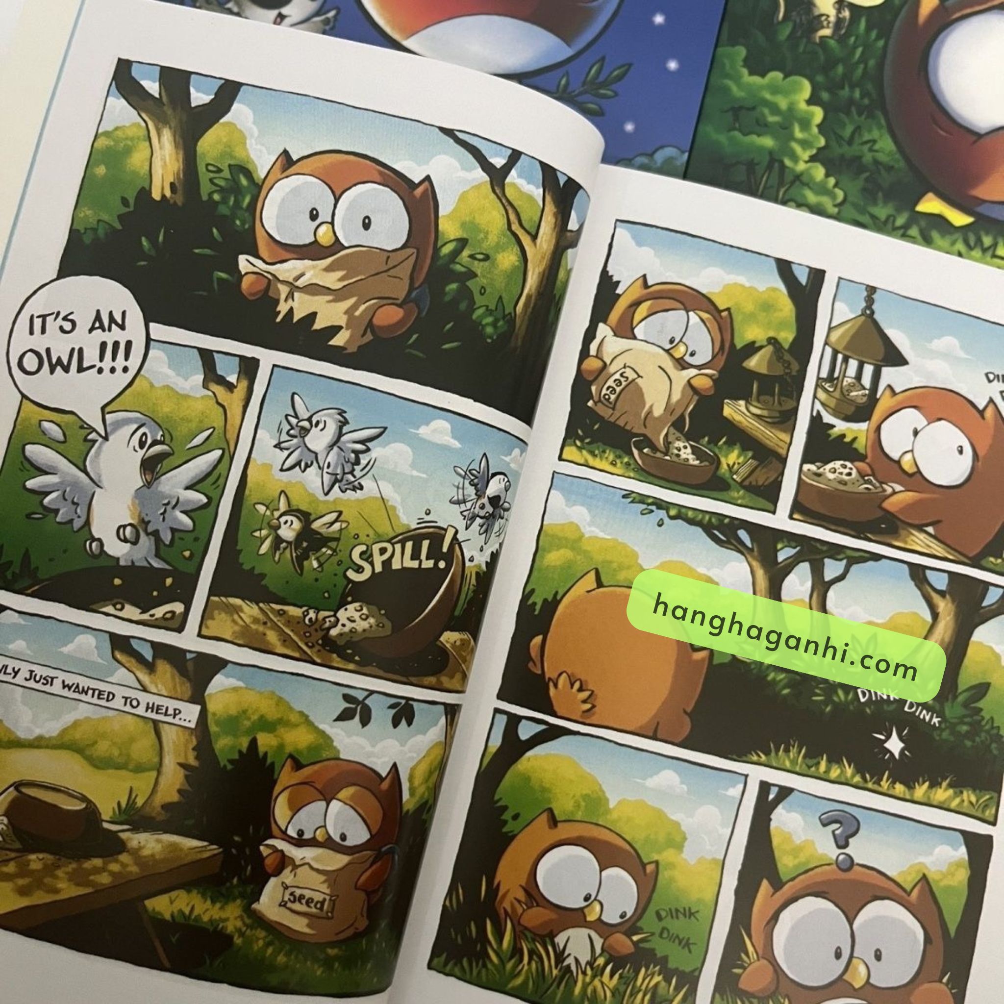 Comic Big-Eyed Owl Owly, bộ 4 cuốn truyện tranh dành cho trẻ em_thumbnail_8