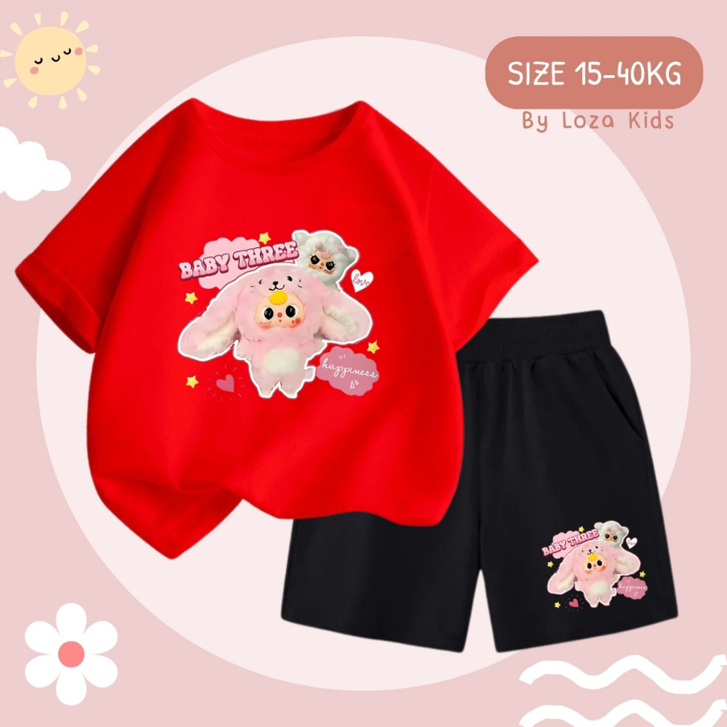 Đồ bộ bé gái in hình Baby Three - Loza Kids SB212_thumbnail_1