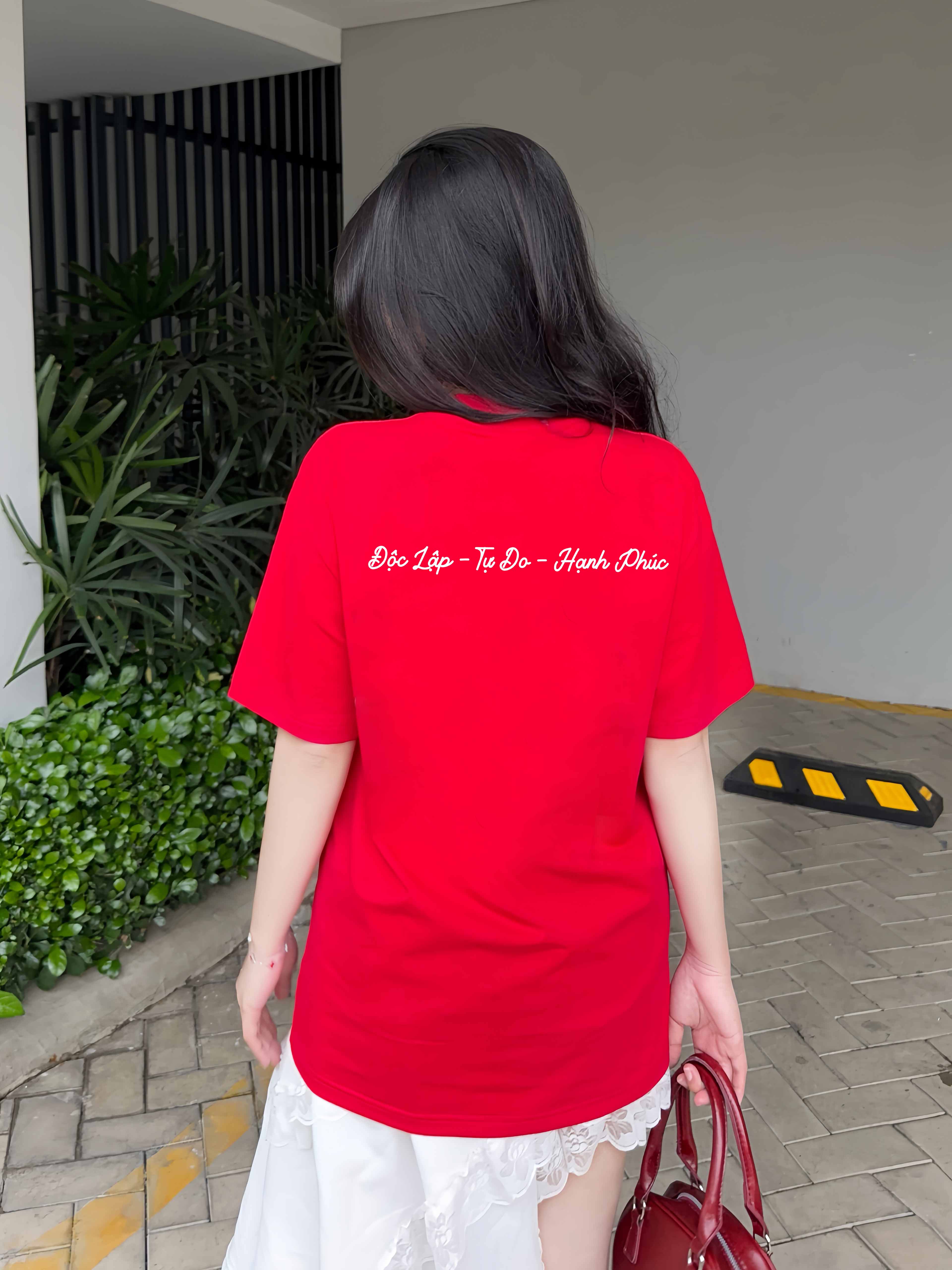 Áo thun Việt Nam tôi yêu form rộng 2115 Miucho cổ tròn vải cotton 4c 220gsm thoáng mát in mix_thumbnail_6