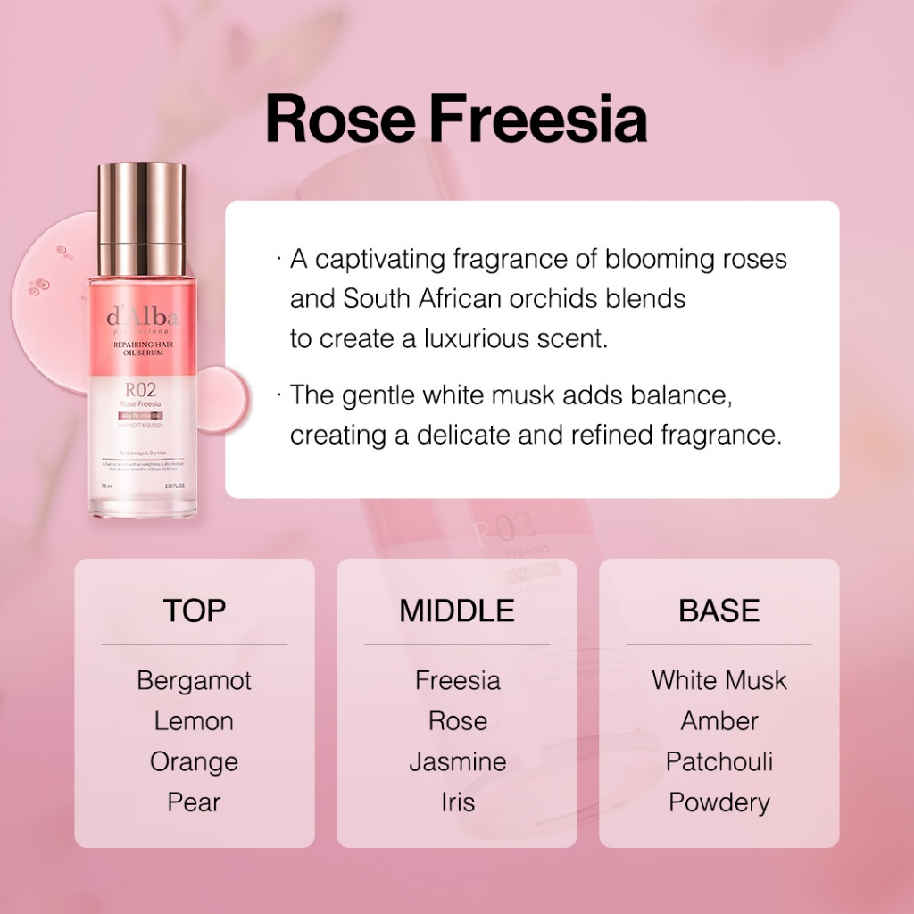 D'alba Professional Repairing  Hair Oil Serum 75ml_thumbnail_2