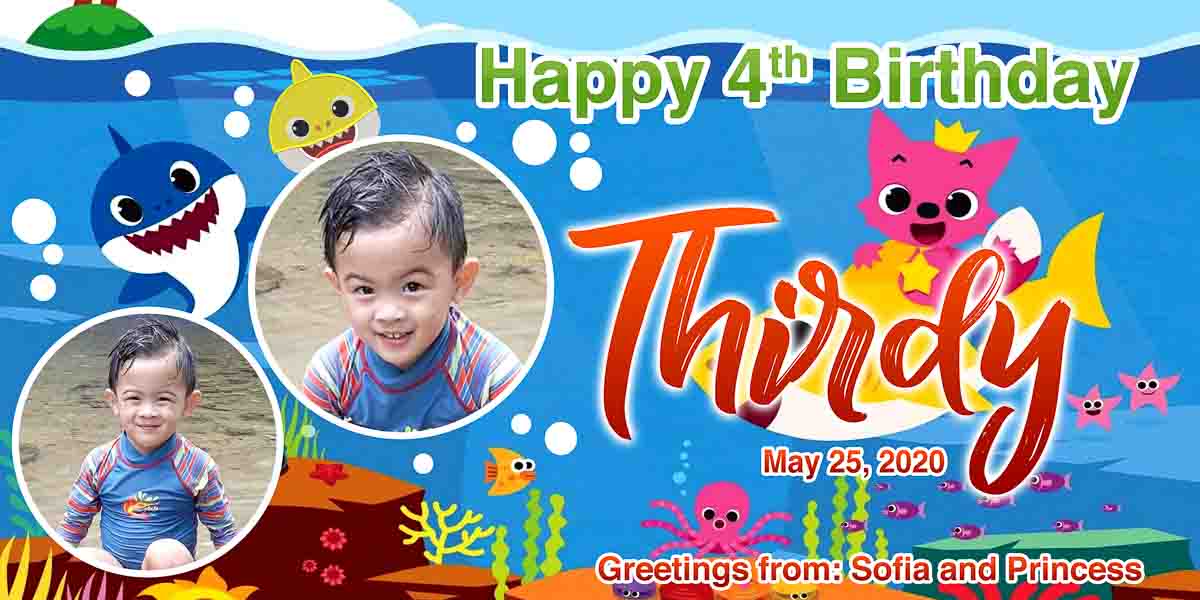 Baby Shark Theme Birthday Tarp_thumbnail_2