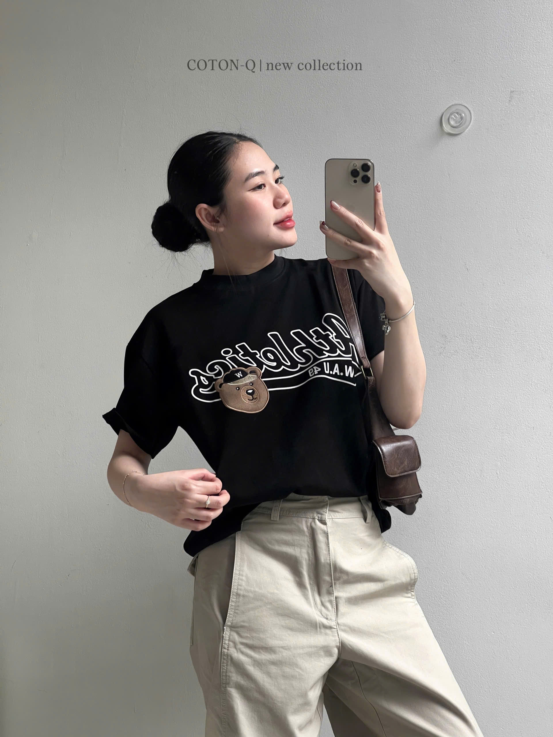 Áo thun thêu gấu ( ĐEN )_thumbnail_9