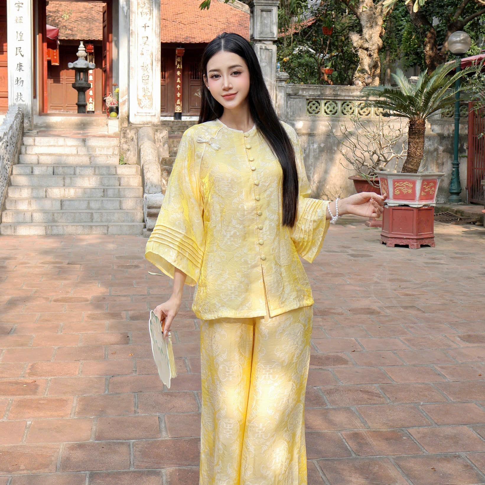 PP376 Pháp phục lễ chùa lụa ánh kim Tinh Nhi_thumbnail_3