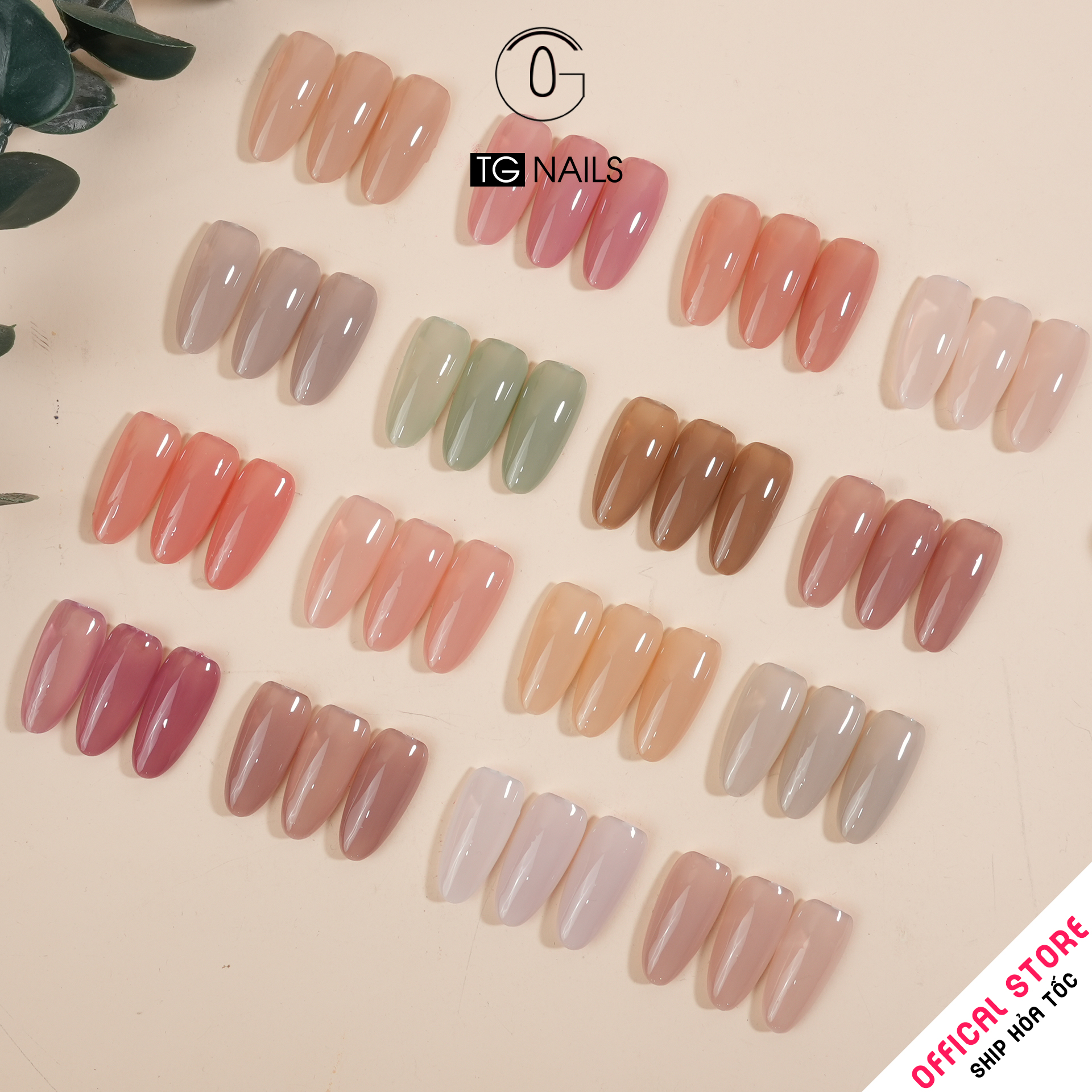 Sơn móng gel TG. Dung tích: 15ml/ lọ. Nhãn hàng TG nail._thumbnail_3