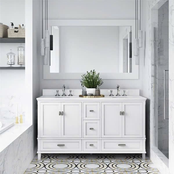 Tủ Lavabo Otum 60 inch màu Trắng