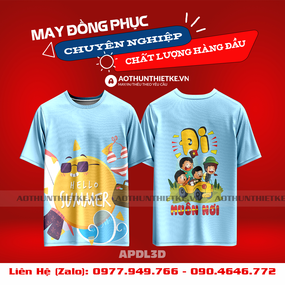 Áo Phông Du Lịch 3D-TK67