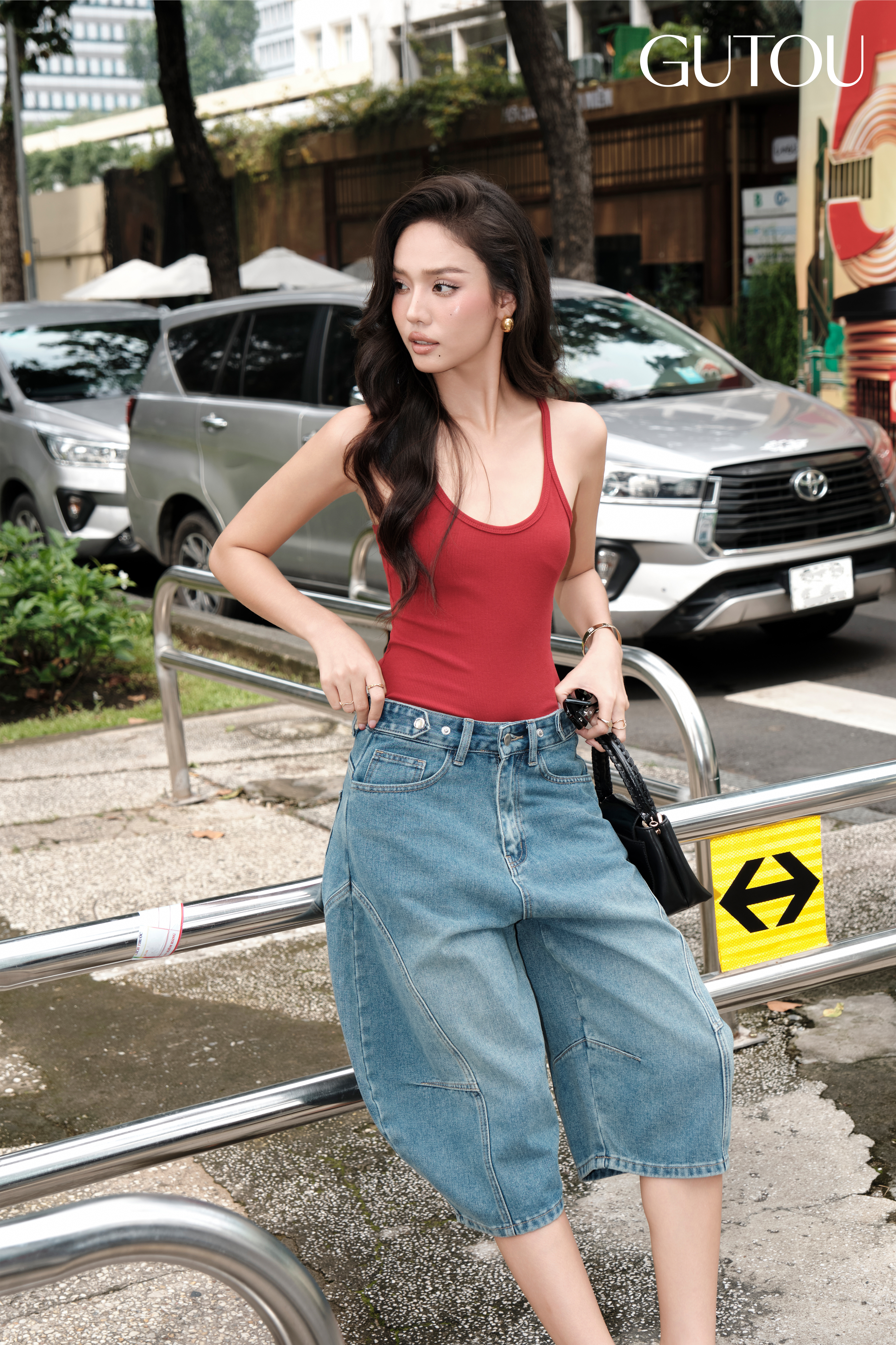 [ GUTOU ] Quần Jean Ngố Ống Thụng New Style_thumbnail_5