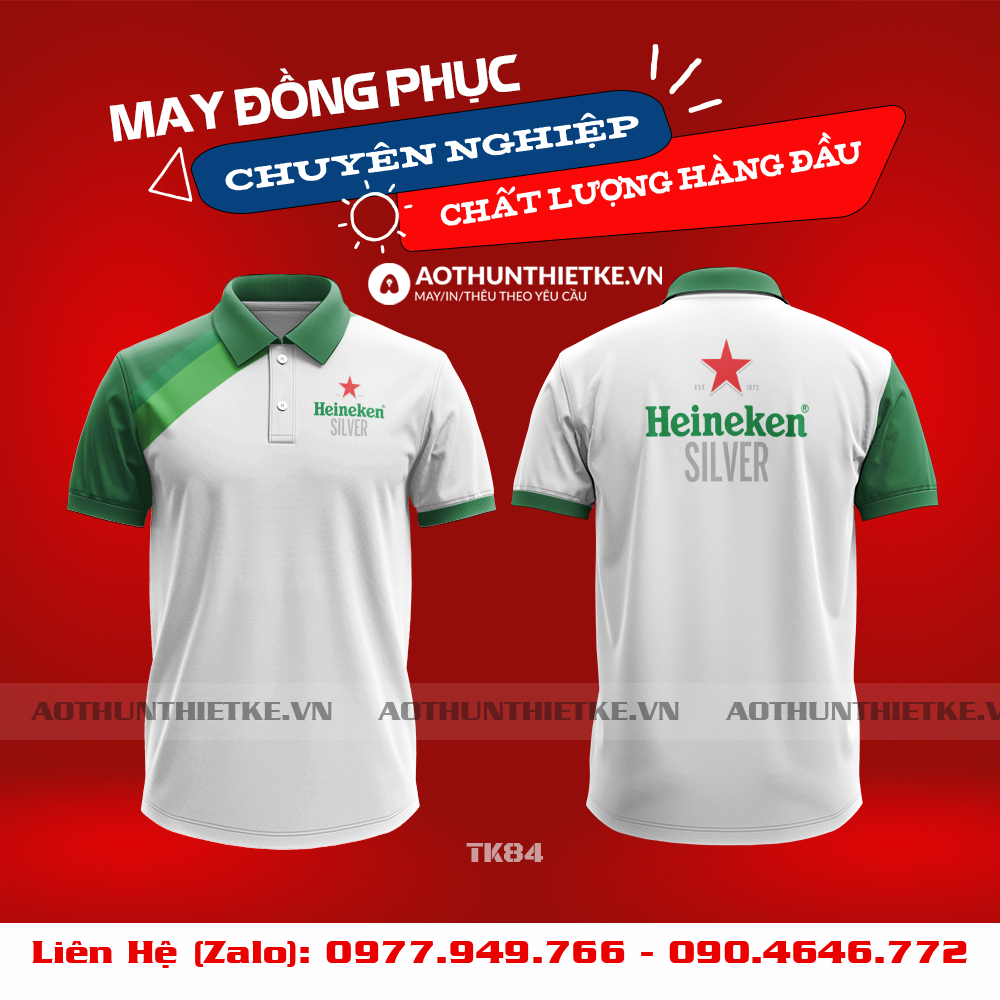 Áo Đồng Phục 3D Heineken TK84