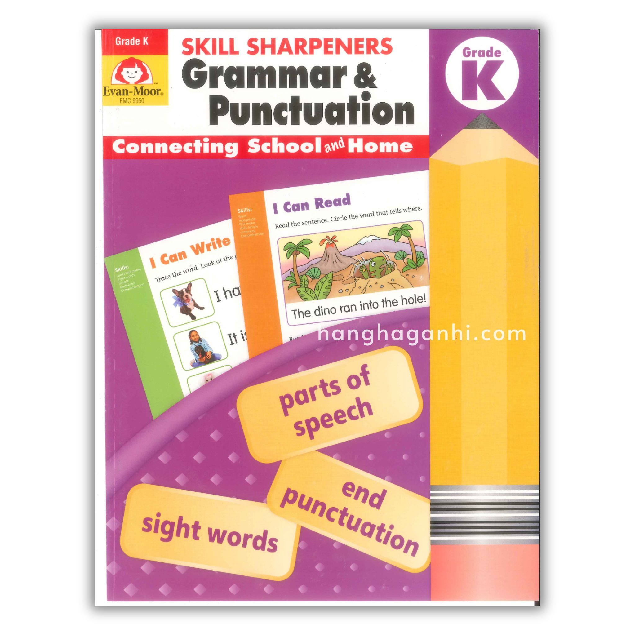 Sách Evan-Moor Skill Sharpeners Grammar and Punctuation Grade K_thumbnail_0