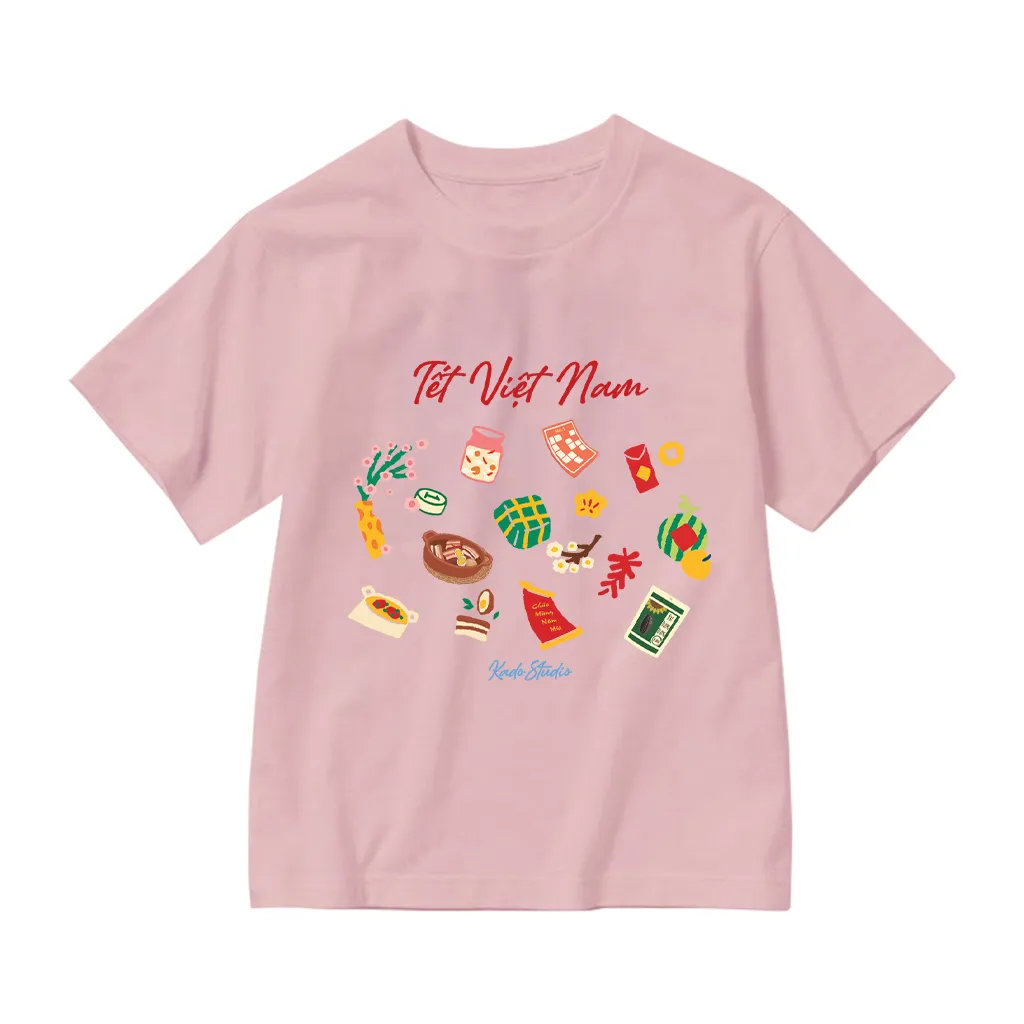 Áo thun kid form rộng Kado chất vải cotton mềm mại thoáng mát thoải mái Tết Việt Nam 2870_thumbnail_8