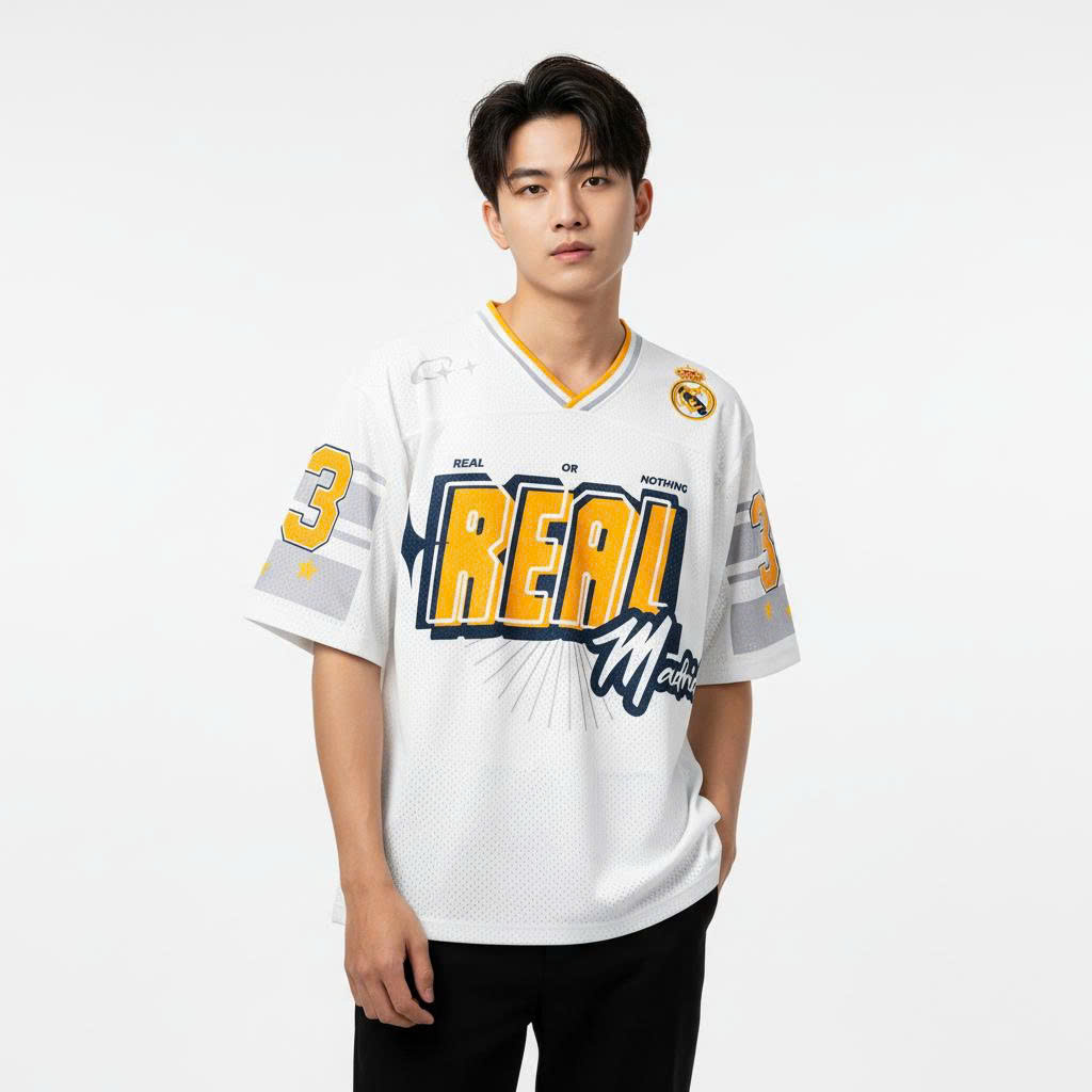 Áo Jersey Strivend CLB Real trắng_thumbnail_4