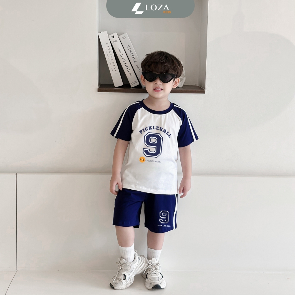 Bộ đồ bé trai in chữ 'Pickleball 9'- Loza BF338_thumbnail_5