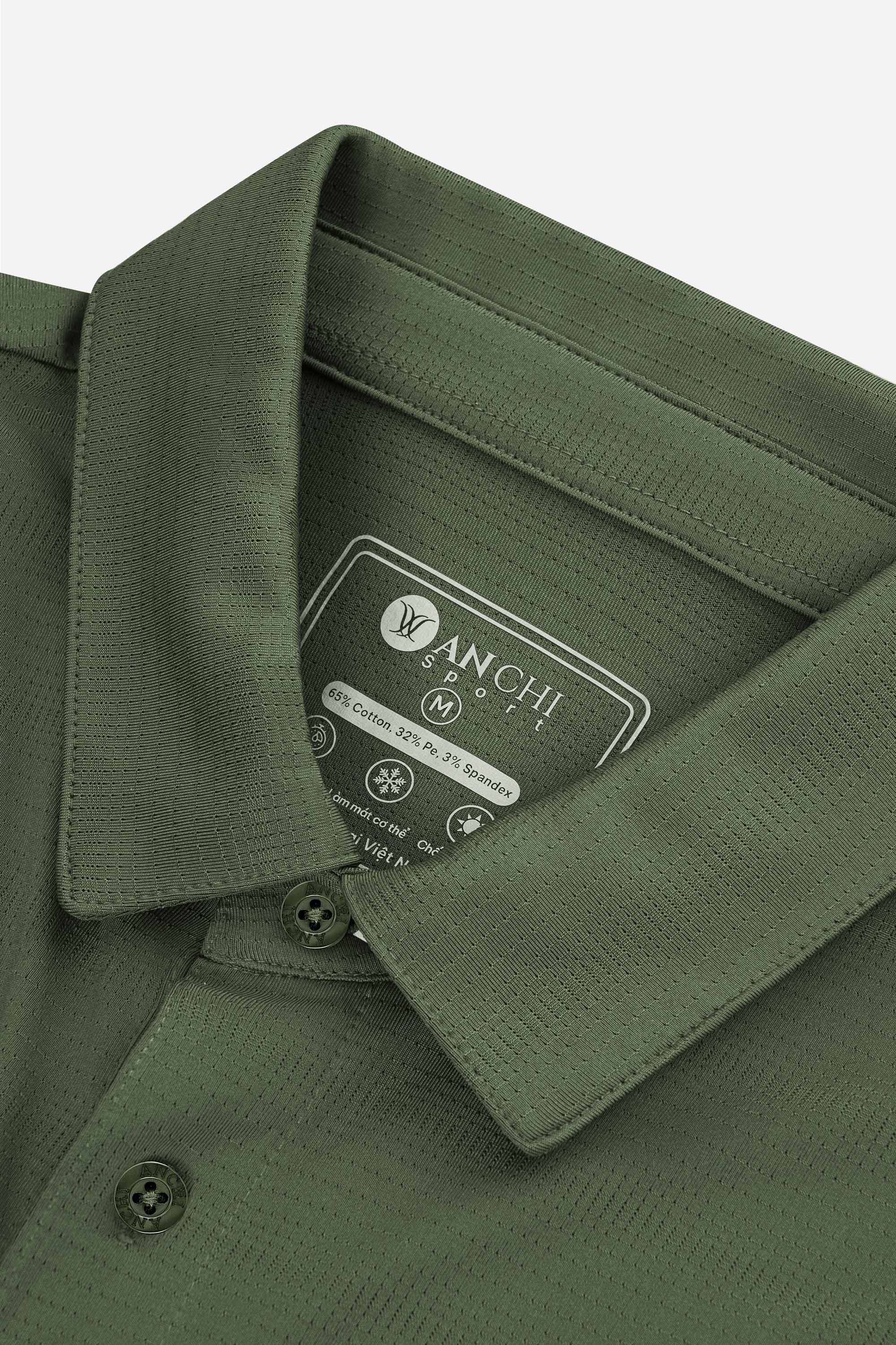 Áo Polo Thể Thao Nam Trung Niên ANCHI Chất Liệu Thun Lạnh Phom Suông Vạt Ngang_thumbnail_4