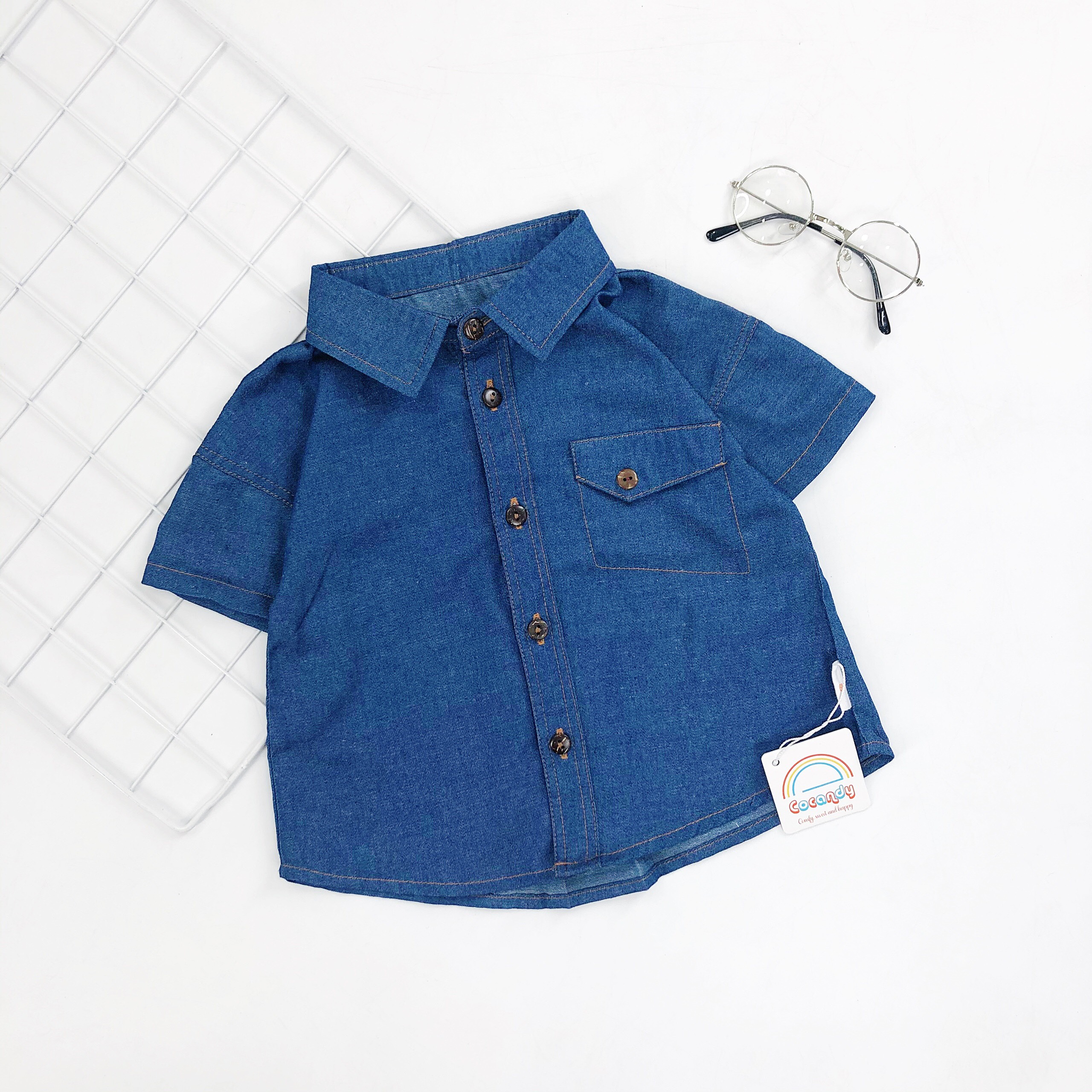 Áo CỘC sơ mi jean xanh_thumbnail_0