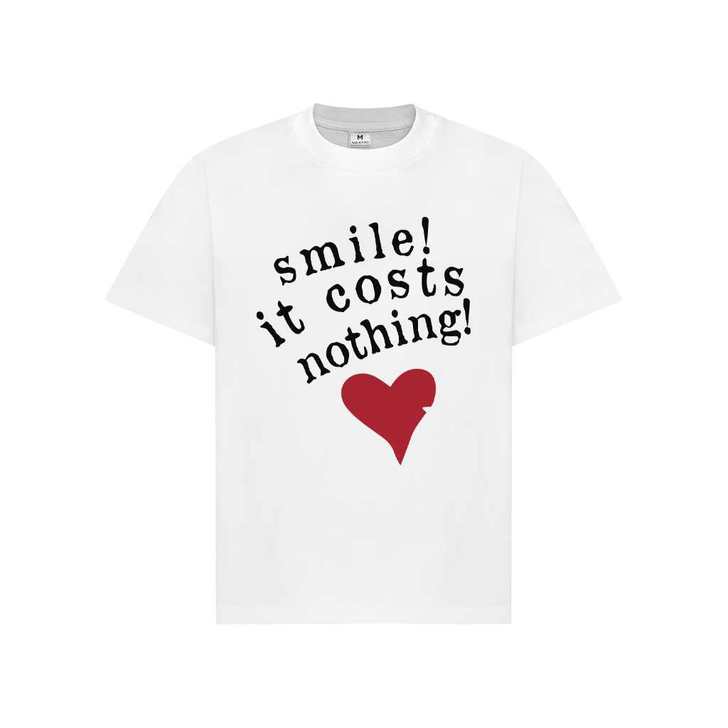 Áo phông đôi nam nữ trái tim form rộng 1967 Miucho Club cổ tròn vải cotton 2c 250gsm in typography_thumbnail_14