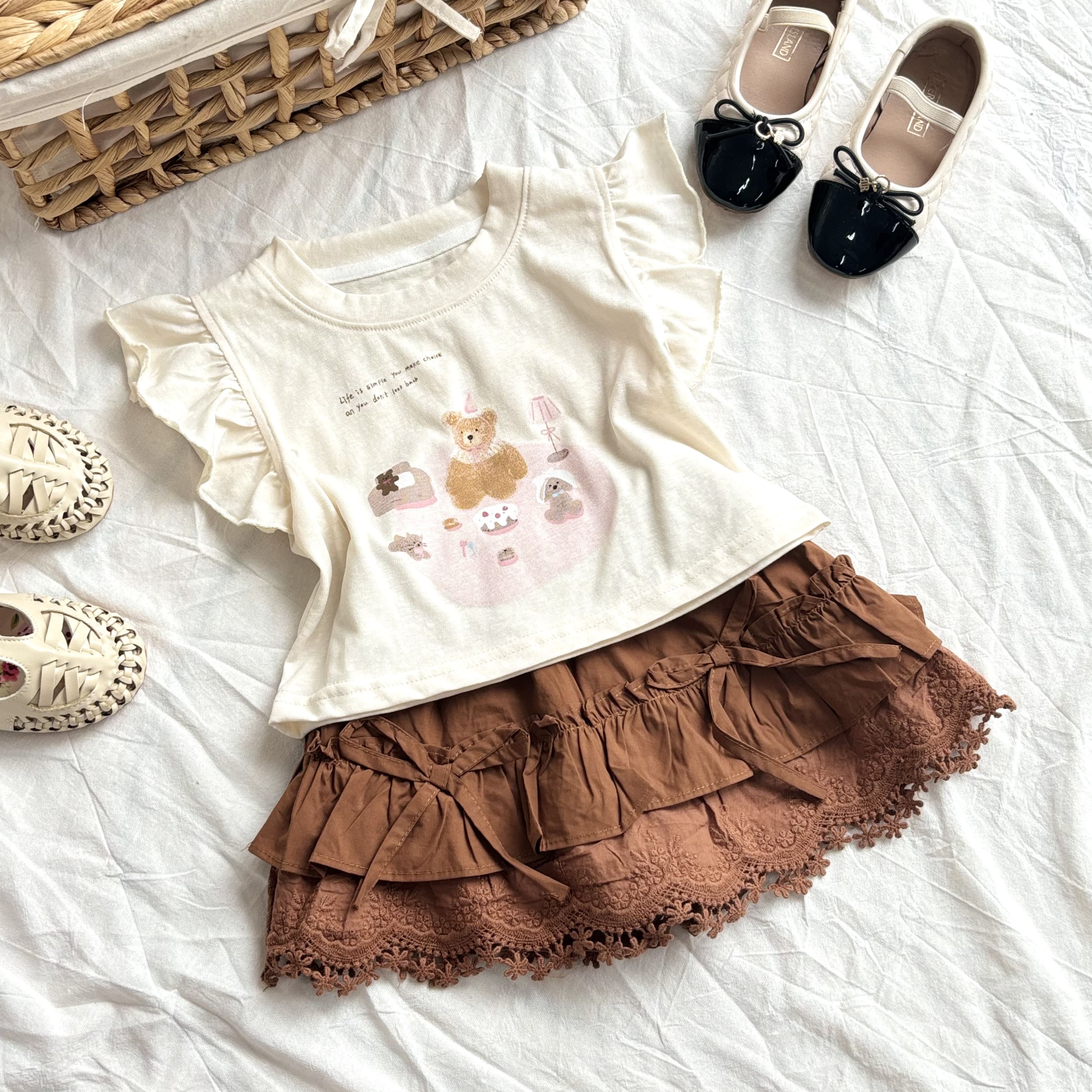 (A10) Áo thun hoạ tiết gấu baby  màu nâu mẫu hè 2025_thumbnail_8