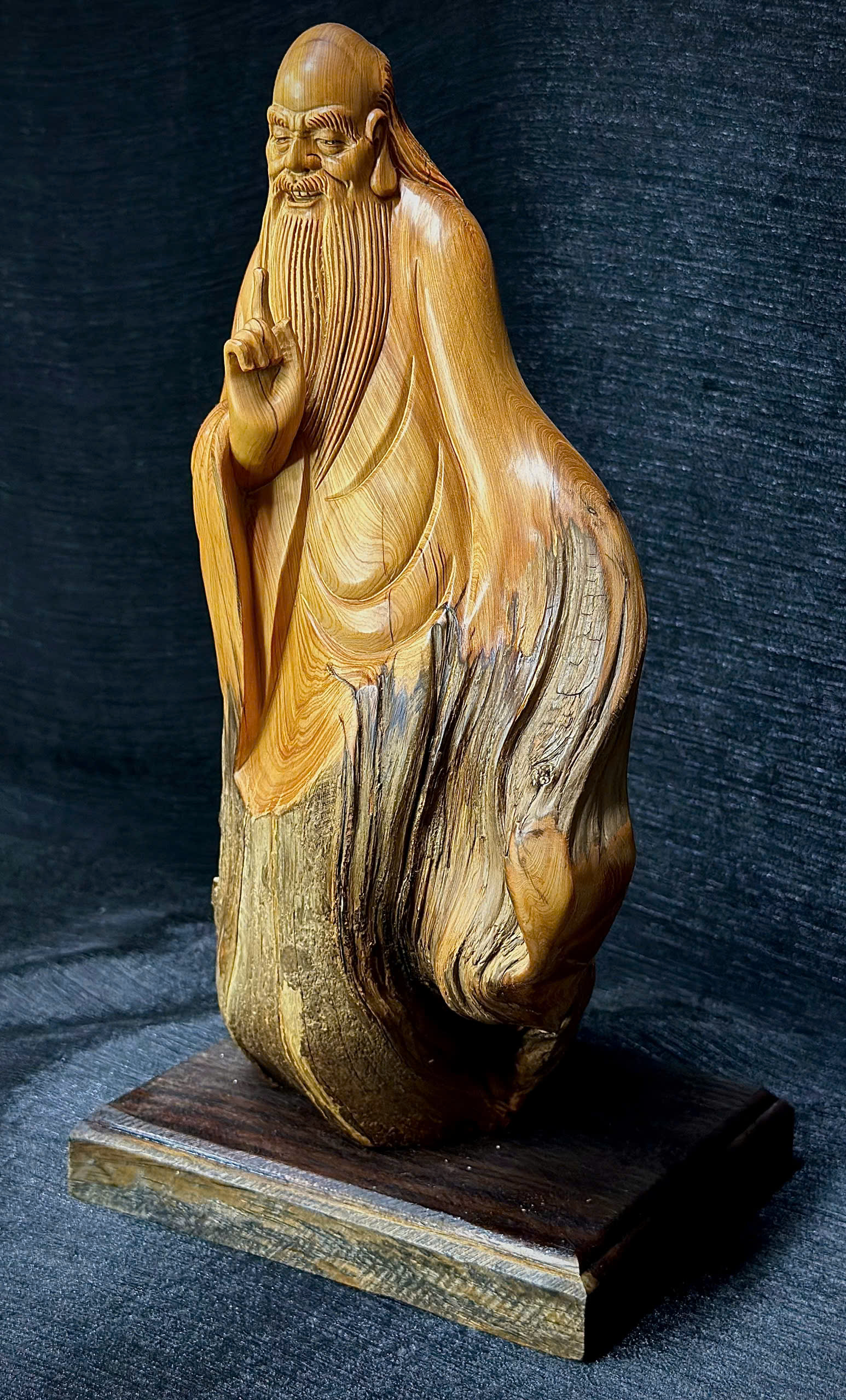 TƯỢNG LÃO TỬ - GỖ NHAI BÁCH_thumbnail_2