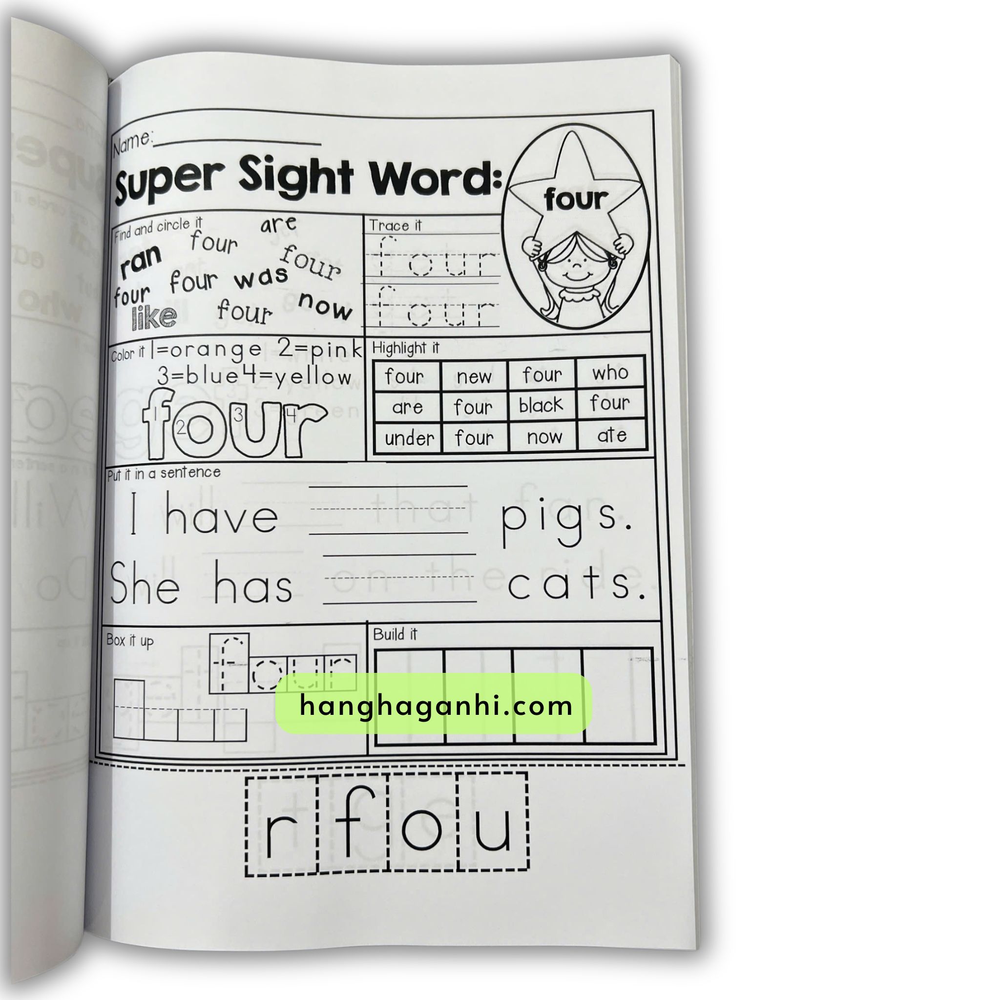 Sight Word Super Stars bộ 5 quyển 5 cấp độ_thumbnail_7