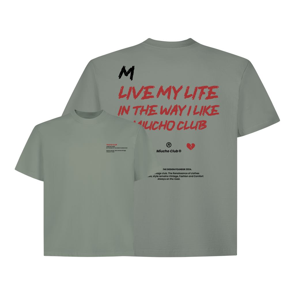 Áo phông nam form boxy vải 2C 250gsm AXD1610 Miucho Club Local Brand in mix_thumbnail_8