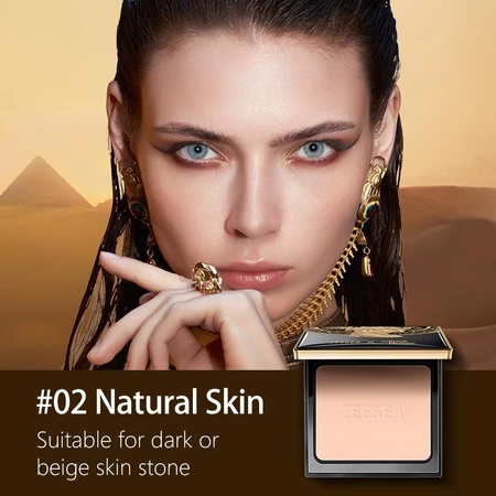 ZEESEA British Museum Face Powder Oil Control Waterproof Compact Pressed Powder Foundation Long Lasting Makeup_thumbnail_3