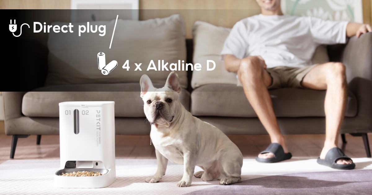 PETKIT YumShare Dual-hopper Automatic Pet Feeder with Camera