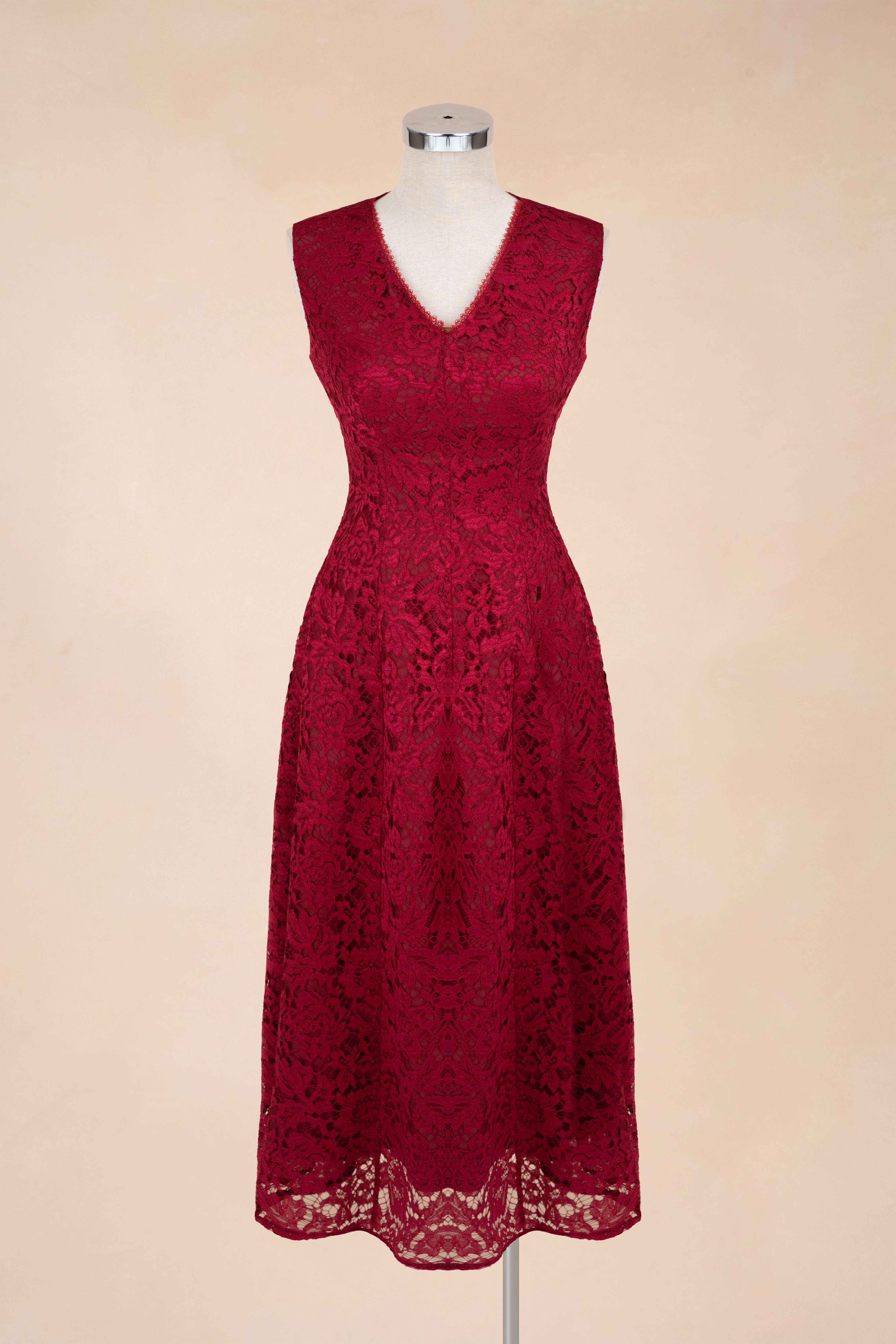 Đầm Xoè Ren Hoa Trùm Vai_thumbnail_14