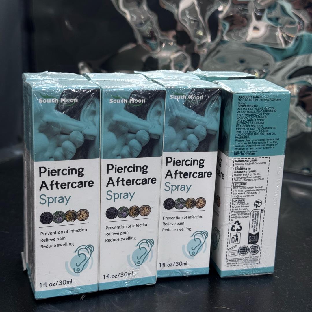 Dung dịch vệ sinh lỗ xỏ 30ml xanh lá tặng kèm tăm bông_thumbnail_3