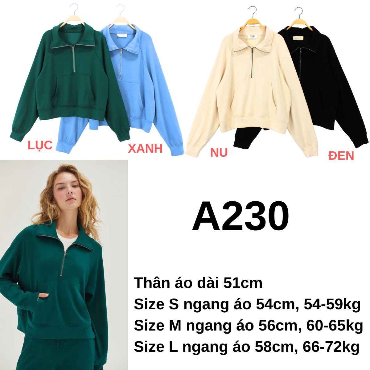 A230 Áo Sweater DZ