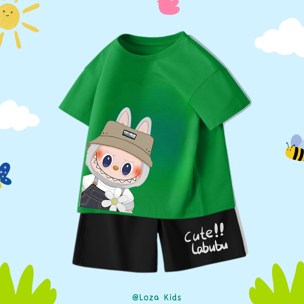 Bộ đồ bé trai in hình Labubu - Loza Kids SB116_thumbnail_2