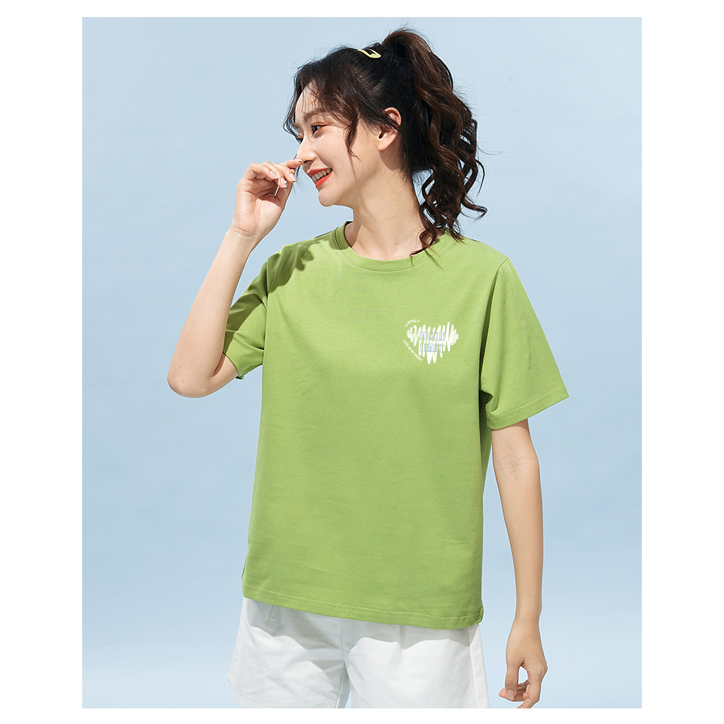 [Form rộng] Áo phông nữ hình tim nhỏ - LOZA CT4159_thumbnail_1